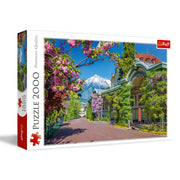 Trefl Merano, Italy 2000 Piece Jigsaw Puzzle Red 38"x27" Print, DIY Puzzle, Creative Fun, Classic Puzzle for Adults and Children from 15 Years Old