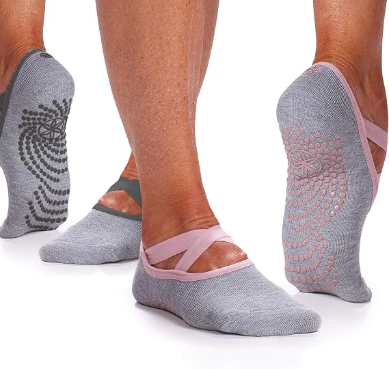 Gaiam Grippy Yoga Barre Socks 2Pk - Folkstone