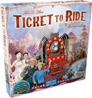 Asmodee Ticket to Ride Asia Board Game Expansion - Expand Your Railway Adventures! Fun Family Game for Kids & Adults, Ages 8+, 2-6 Players, 30-60 Minute Playtime