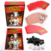 Prolific Games Cooking Customers – Cook Meals Don’t Get Fired – Exciting Game for Family & Party Fun – Serve Dishes, Avoid Bad Reviews, and Win Big with 156 Cards, Dice & Tokens