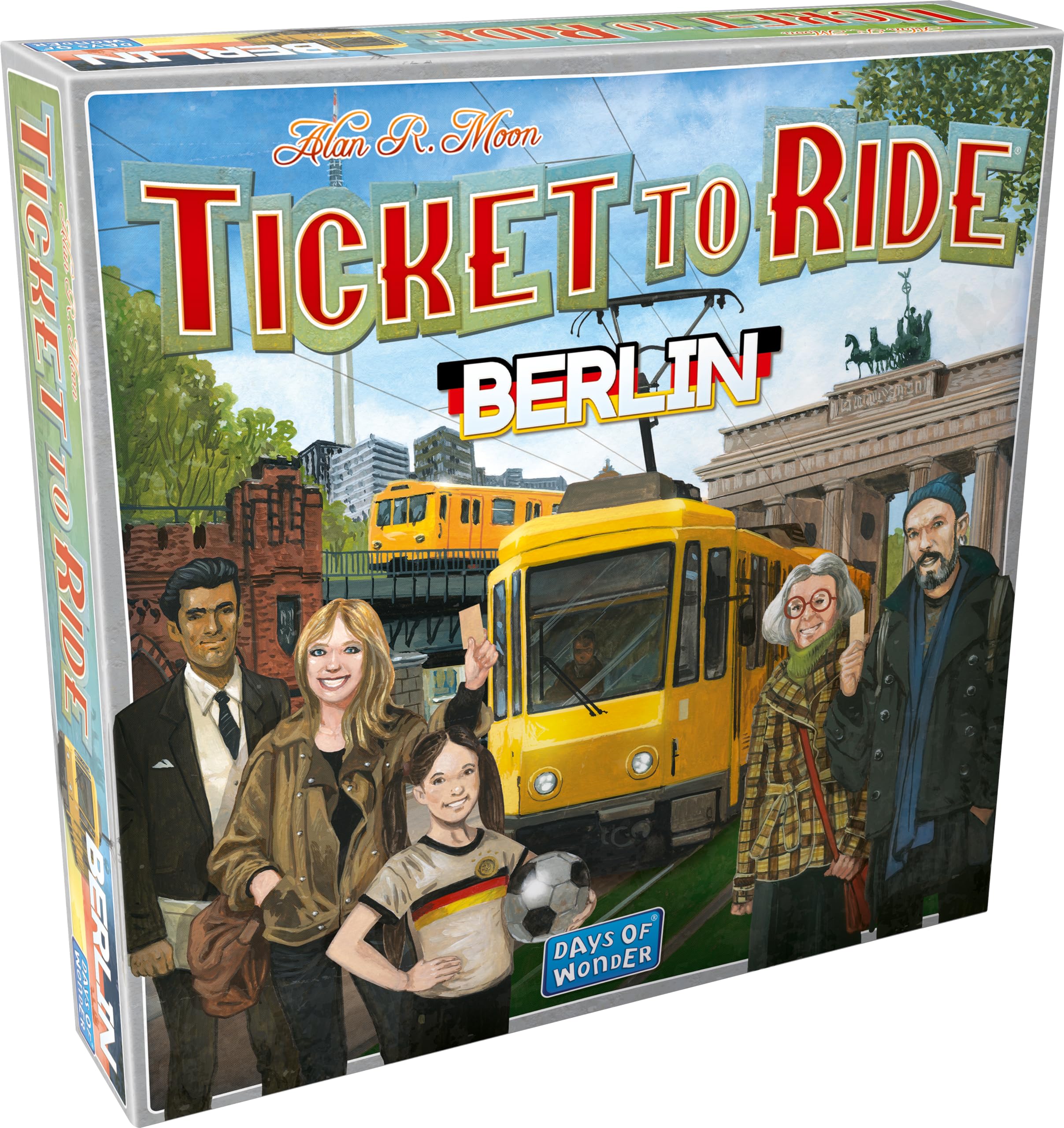 Asmodee Ticket to Ride Berlin Board Game - Train Route-Building Strategy Game, Fun Family Game for Kids & Adults, Ages 8+, 2-4 Players, 10-15 Minute Playtime