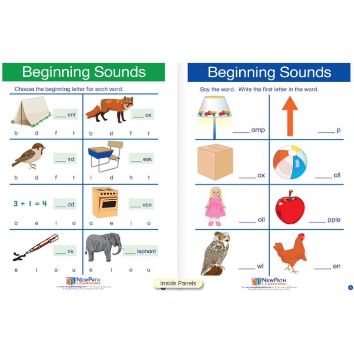 Beginning Sounds Visual Learning Guide - Grades K - 2