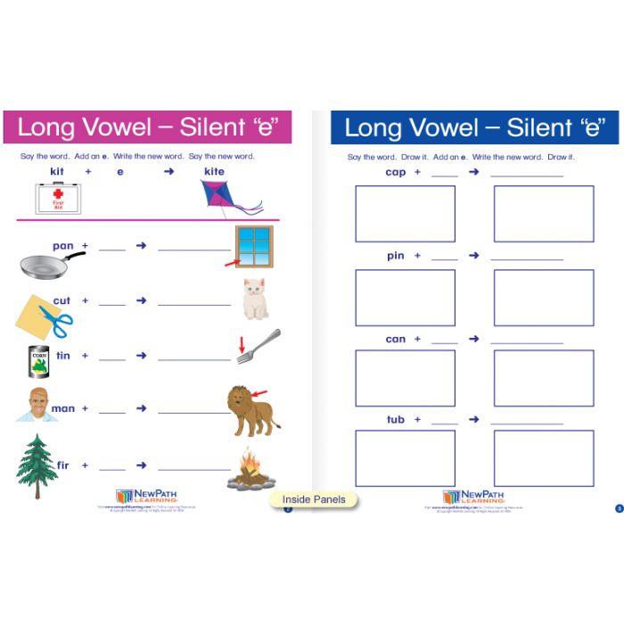 Long Vowels Visual Learning Guide - Grades K - 2