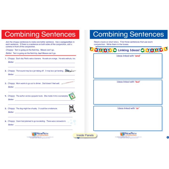 Combining Sentences Visual Learning Guide - Grades 3 - 5