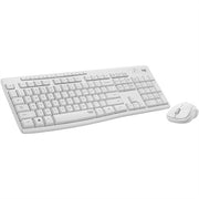 Logitech MK295 Silent Wireless Mouse &amp; Keyboard Combo with SilentTouch Technology, Full Numpad, Off-white