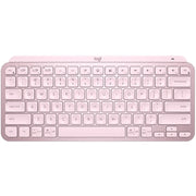 Logitech MX Keys Mini Minimalist Wireless Illuminated Keyboard, Compact, Bluetooth, USB-C - Rose