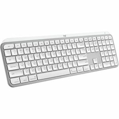 Logitech MX Keys S for Mac, Wireless Keyboard, Fluid, Precise Laptop-Like Typing, Programmable Keys, Backlit, Bluetooth, Pale Grey