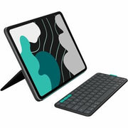 Logitech Flip Folio, Keyboard Case for iPad Pro 13-inch (M4 &amp; M5) &amp; iPad Air 13-inch (M2 &amp; M3) (2024, 2025), Graphite