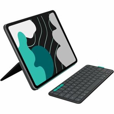 Logitech Flip Folio, Keyboard Case for iPad Pro 13-inch (M4 &amp; M5) &amp; iPad Air 13-inch (M2 &amp; M3) (2024, 2025), Graphite