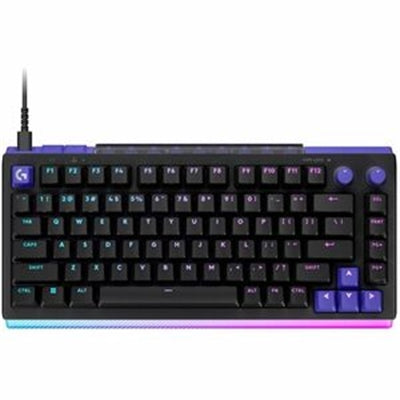 Logitech G512 X 75 DUAL SWAP, Hot-Swappable TMR Analog / Mechanical Gaming Keyboard, 8K Polling Rate, Custom Actuation 0.1 - 4.0 mm, RAPID TRIGGER, LIGHTSYNC RGB, Wired, PC, Mac, Black Linear