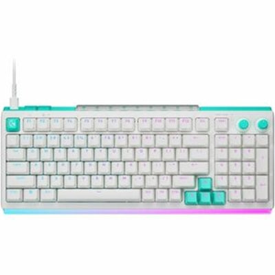 Logitech G512 X 98 DUAL SWAP, Hot-Swappable TMR Analog / Mechanical Gaming Keyboard, 8K Polling Rate, Custom Actuation 0.1 - 4.0 mm, RAPID TRIGGER, LIGHTSYNC RGB, Wired, PC, Mac, White Linear