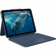 Logitech Rugged Combo 4c Touch iPad Keyboard Case, iPad (10th Gen, A16) Case with Trackpad, Military-Grade Drop Protection, USB-C Port, Smart Connector, Pencil Holder
