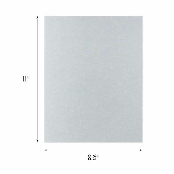 Parchment Paper - 100 sheets 8.5"x11" - Assorted