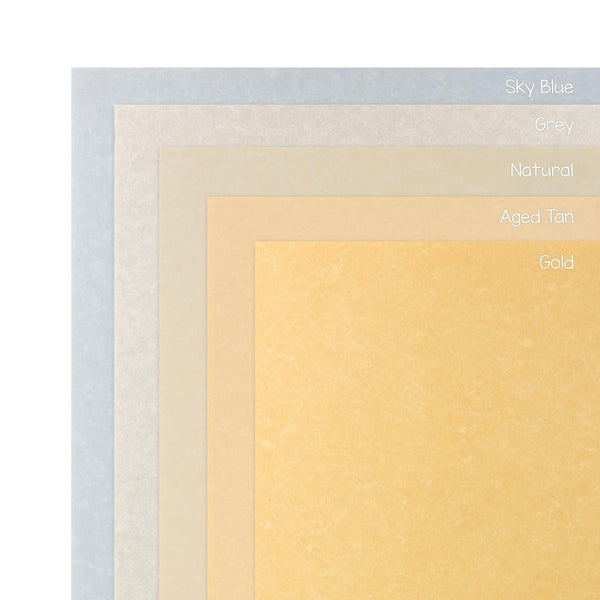 Parchment Paper - 30 sheets 8.5"x11" - Assorted