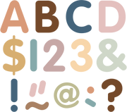 Everyone is Welcome 2" Classic Letters Uppercase Pack