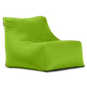 Jaxx Ponce Outdoor Bean Bag Chair - Weather Resistant Patio and Poolside Lounge Seating, Lime Green