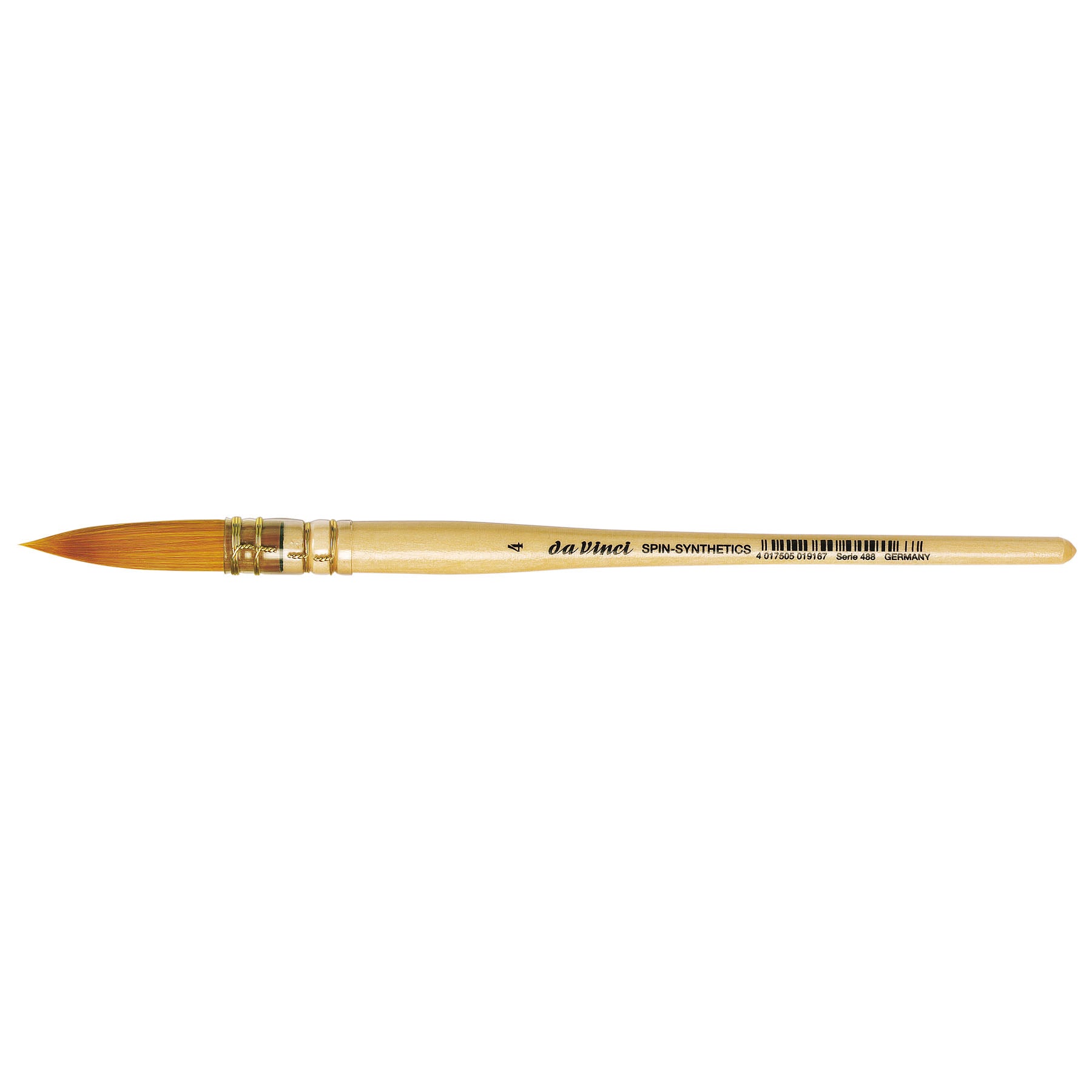 COSMOTOP-SPIN Quill Brush, Synthetic, Watercolor & Indian Ink, Round, Series 488, Size 4