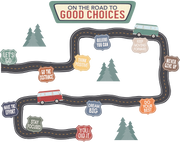 Moving Mountains Road Trip On the Road to Good Choices Mini Bulletin Board