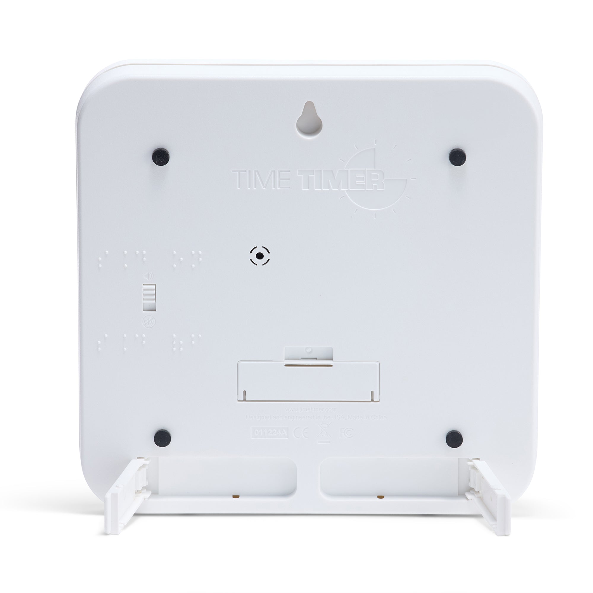 Braille 8" 60-Minute Visual Timer - Red Disk