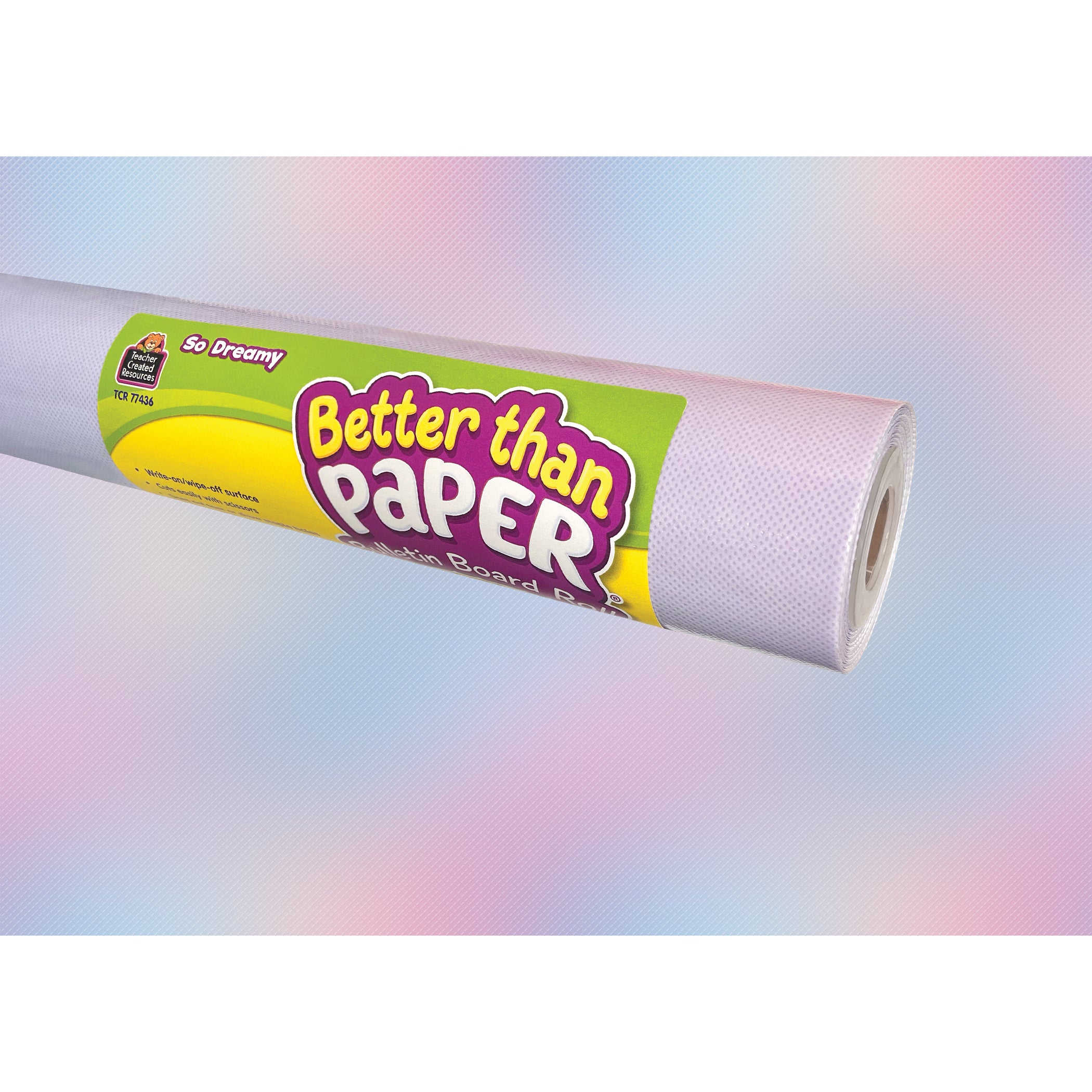 Better Than Paper® Bulletin Board Roll, 4' x 12', So Dreamy, 4-Pack