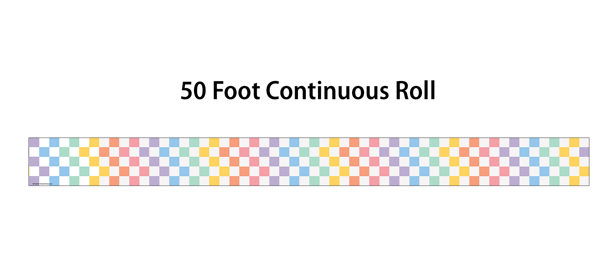 Cool for School Checkers Straight Rolled Border Trim
