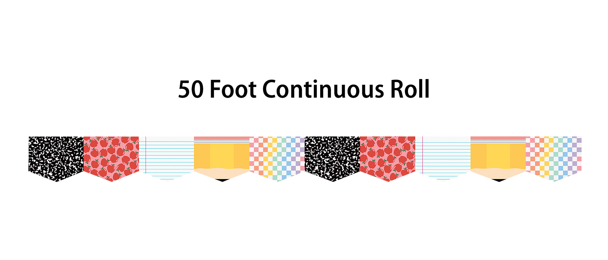 Cool for School Die-Cut Rolled Border Trim