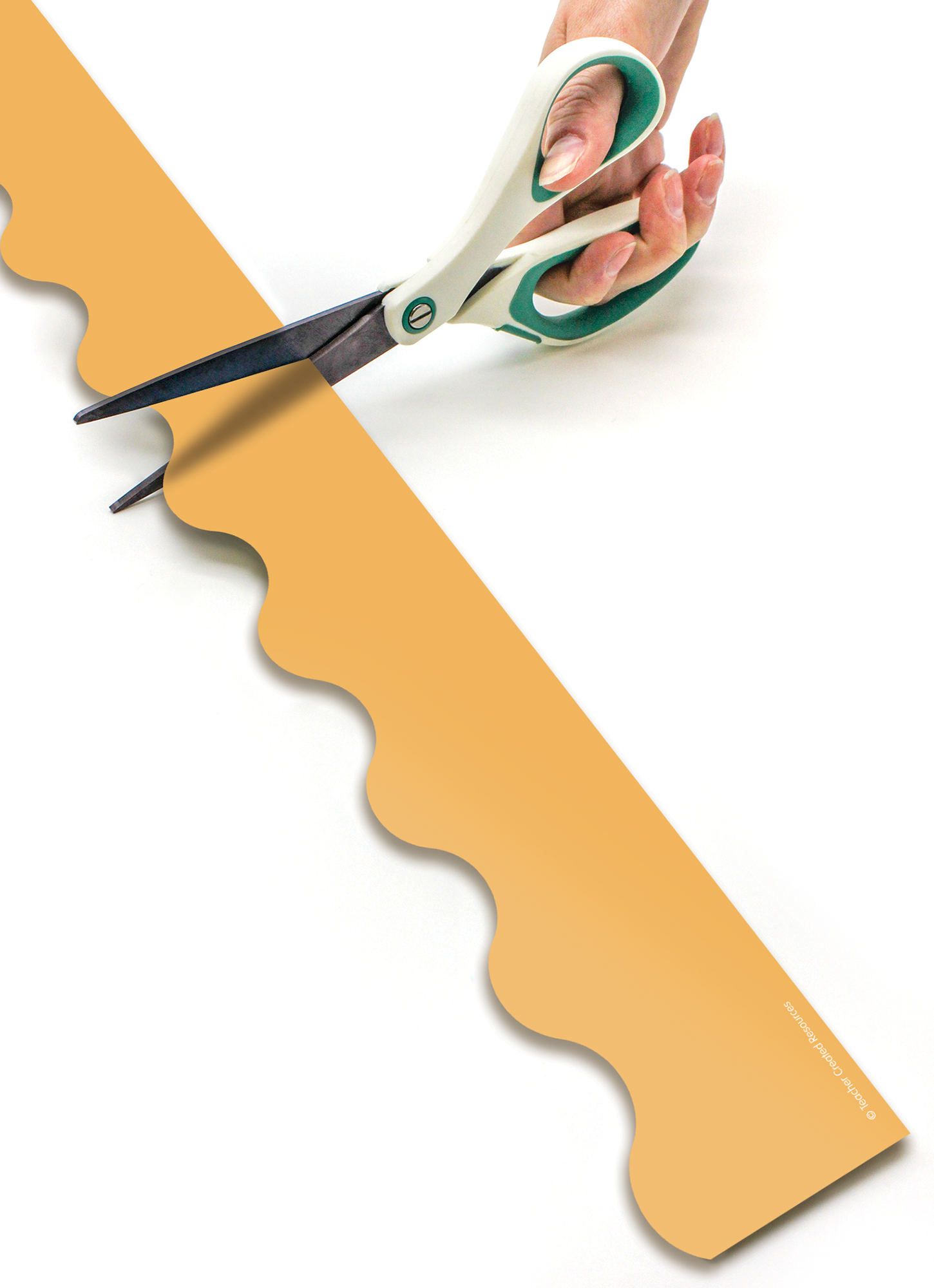 Golden Sun Scalloped Rolled Border Trim