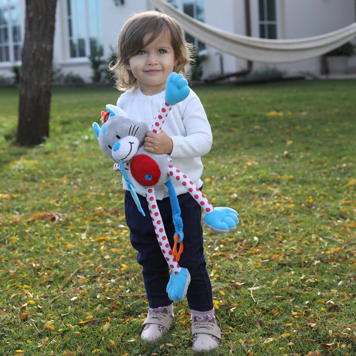 Happy Kitten - Stuffed Animal Child Development Toy to Teach Essential Life Skills for Sensory & Cognitive Development