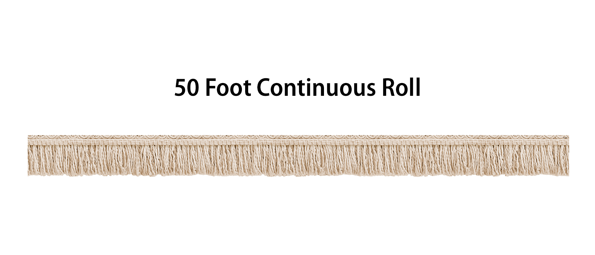 Fringe Die-Cut Rolled Border Trim