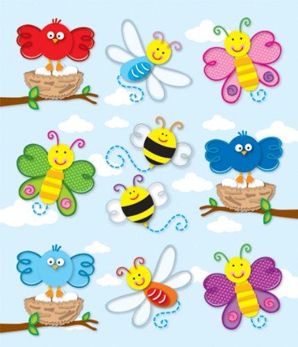 Carson Dellosa | Spring Stickers | 1-inch X 1-inch 216ct
