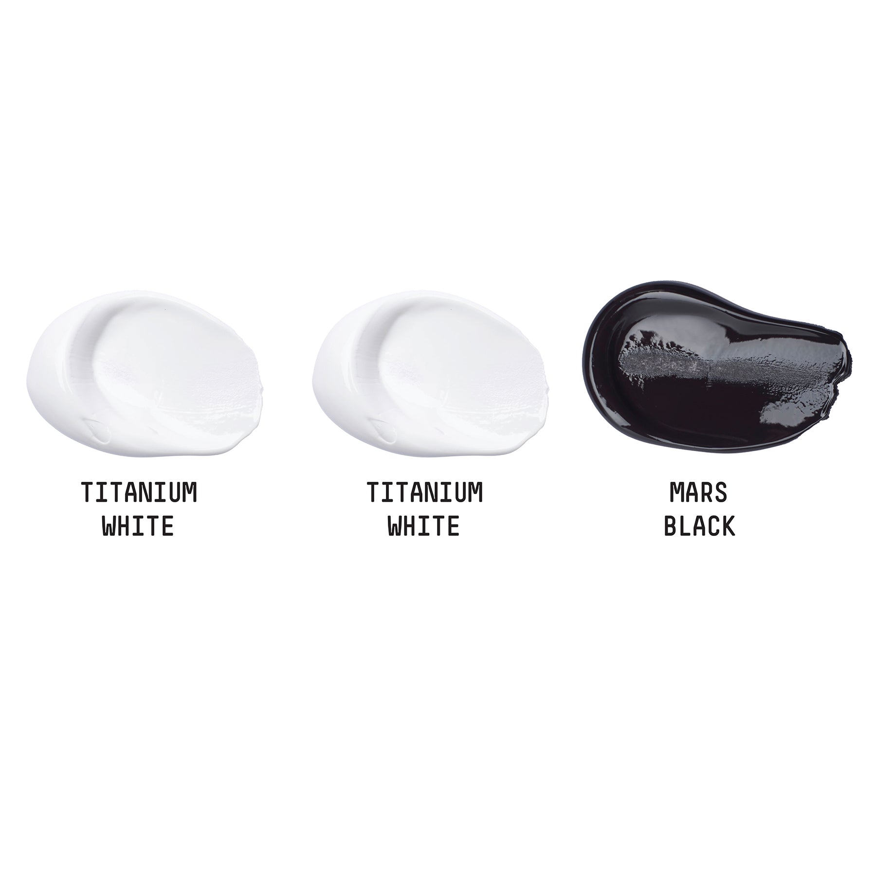 LQ BASICS 118ml tube - White x 2 / Black - TRIPLE PACK (see notes)