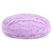 Jaxx Cocoon 4 Foot Bean Bag Chair - Faux Fur, Bellflower Purple