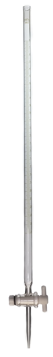 Burette Glass 25ml with PTFE Stopcock. Class A