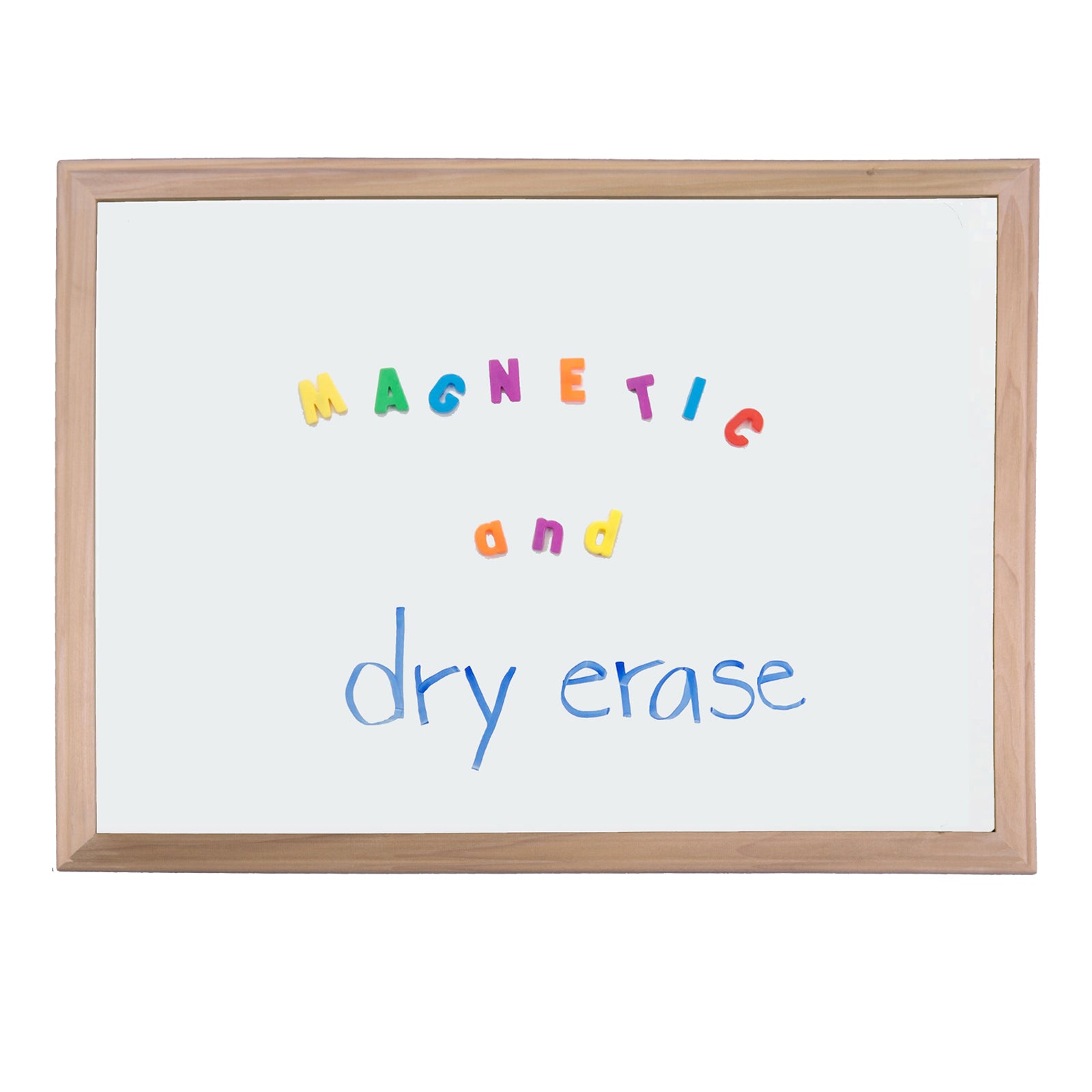 Wood Framed Magnetic Dry Erase Board, 24" x 36"