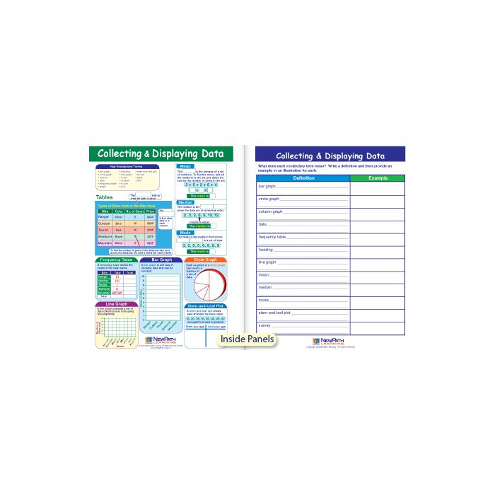 Collecting & Displaying Data Visual Learning Guide - Grades 3 - 5