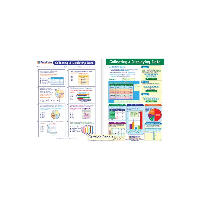 Collecting & Displaying Data Visual Learning Guide - Grades 3 - 5