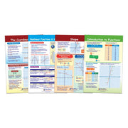 Graphs & Functions Bulletin Board Chart Set -  Set of 4