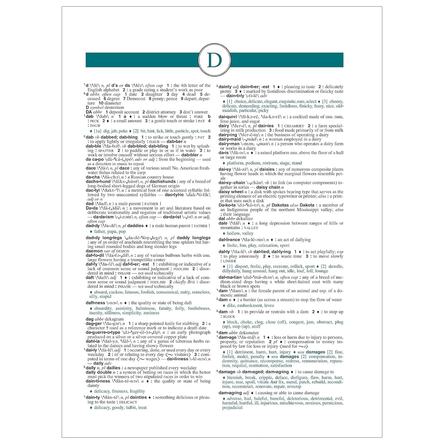 Webster's All-in-One Dictionary & Thesaurus, Third Edition