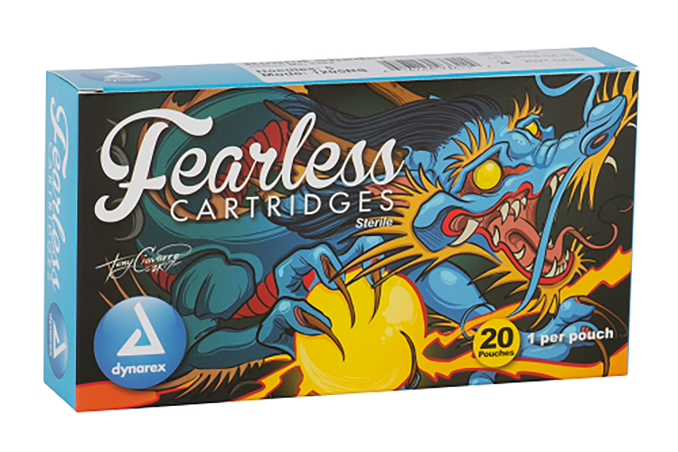 Fearless Tattoo Cartridges - Round Liner, Size 5, 0.35mm - 20 pcs per Box / 5 boxes per Case