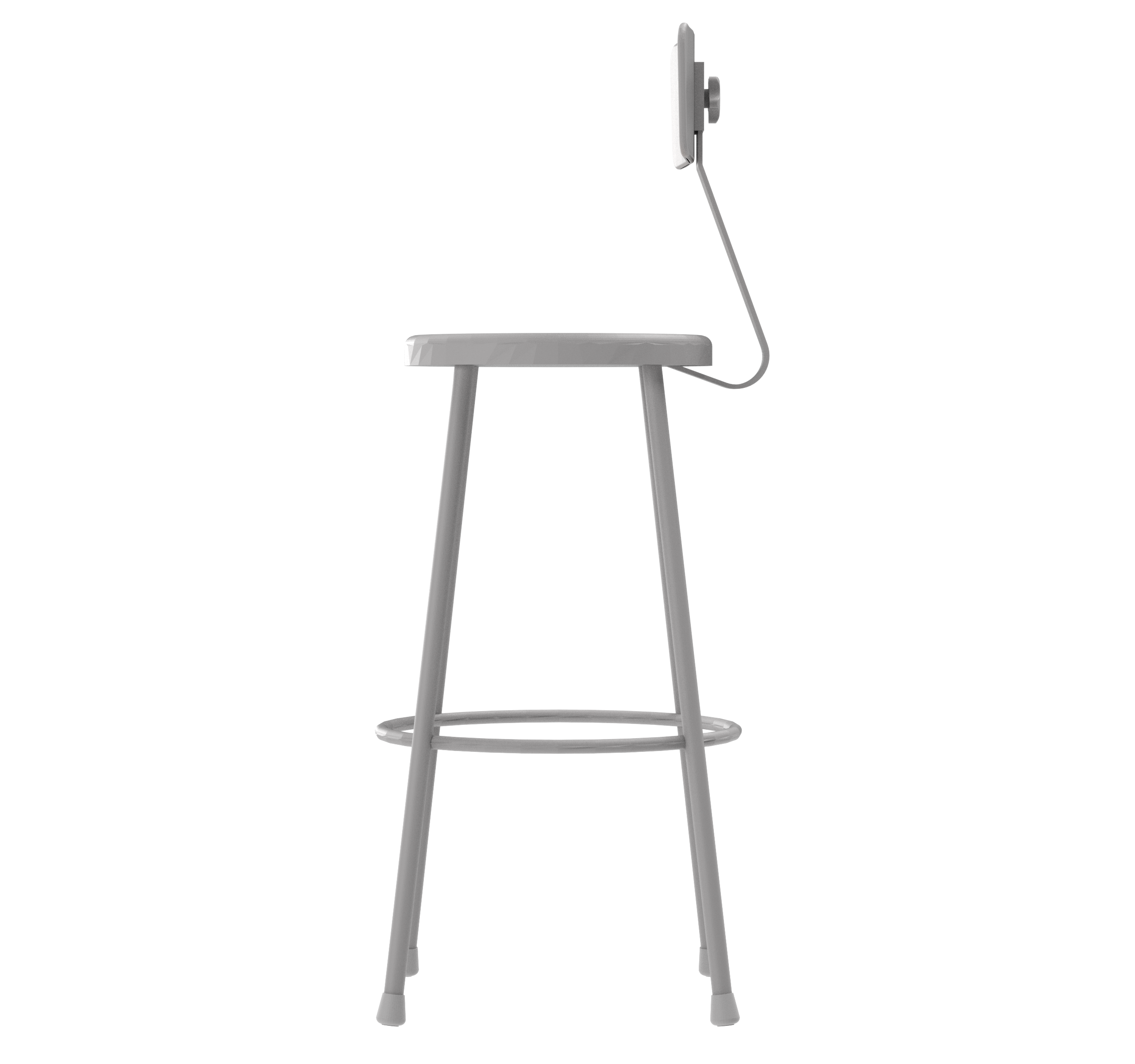 Apprentice Stool with Backrest