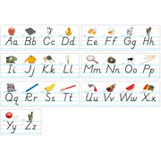 Photo & Modern Manuscript Alphabet Lines Bulletin Board Set