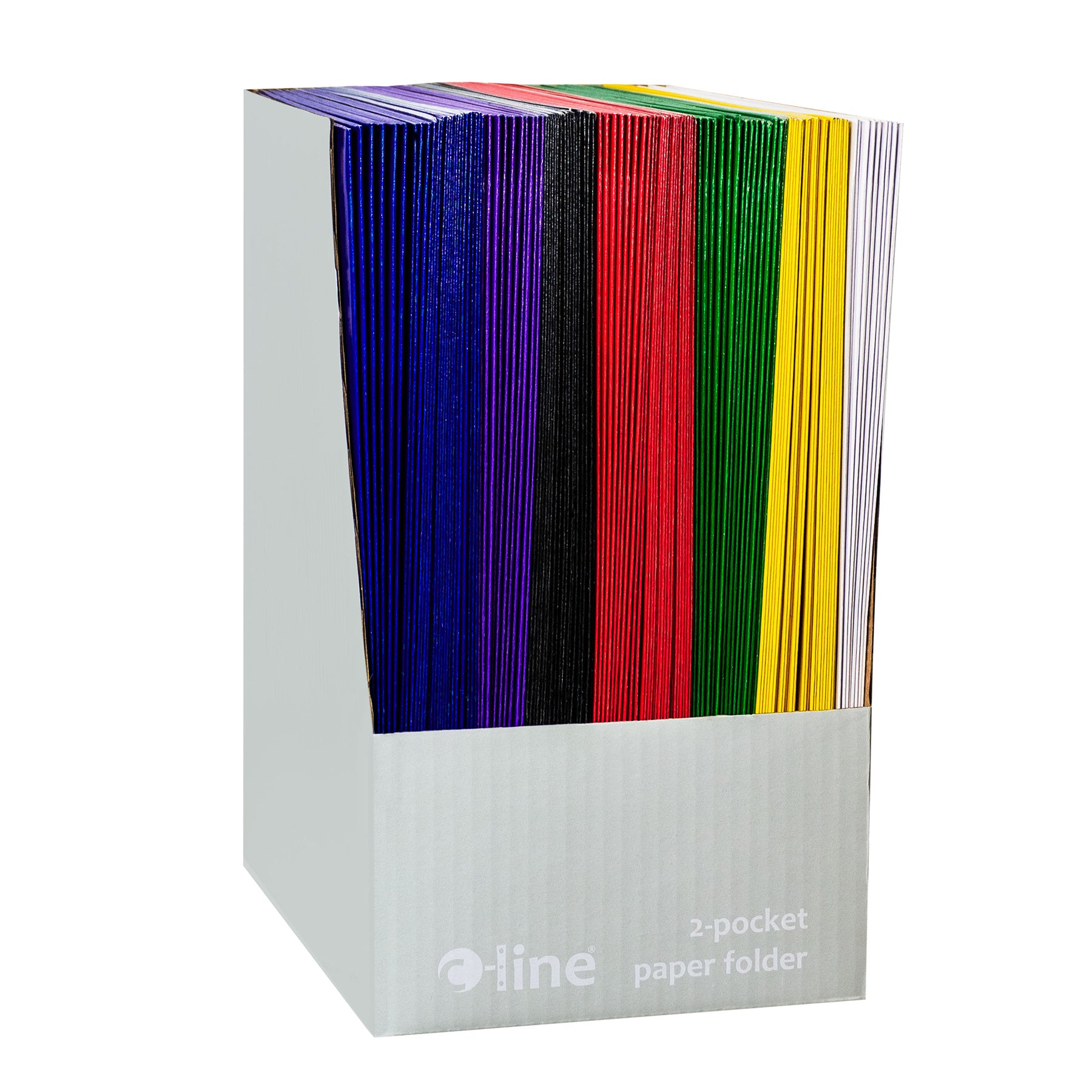 Paper Portfolio Without Prongs, Assorted, 1 Each