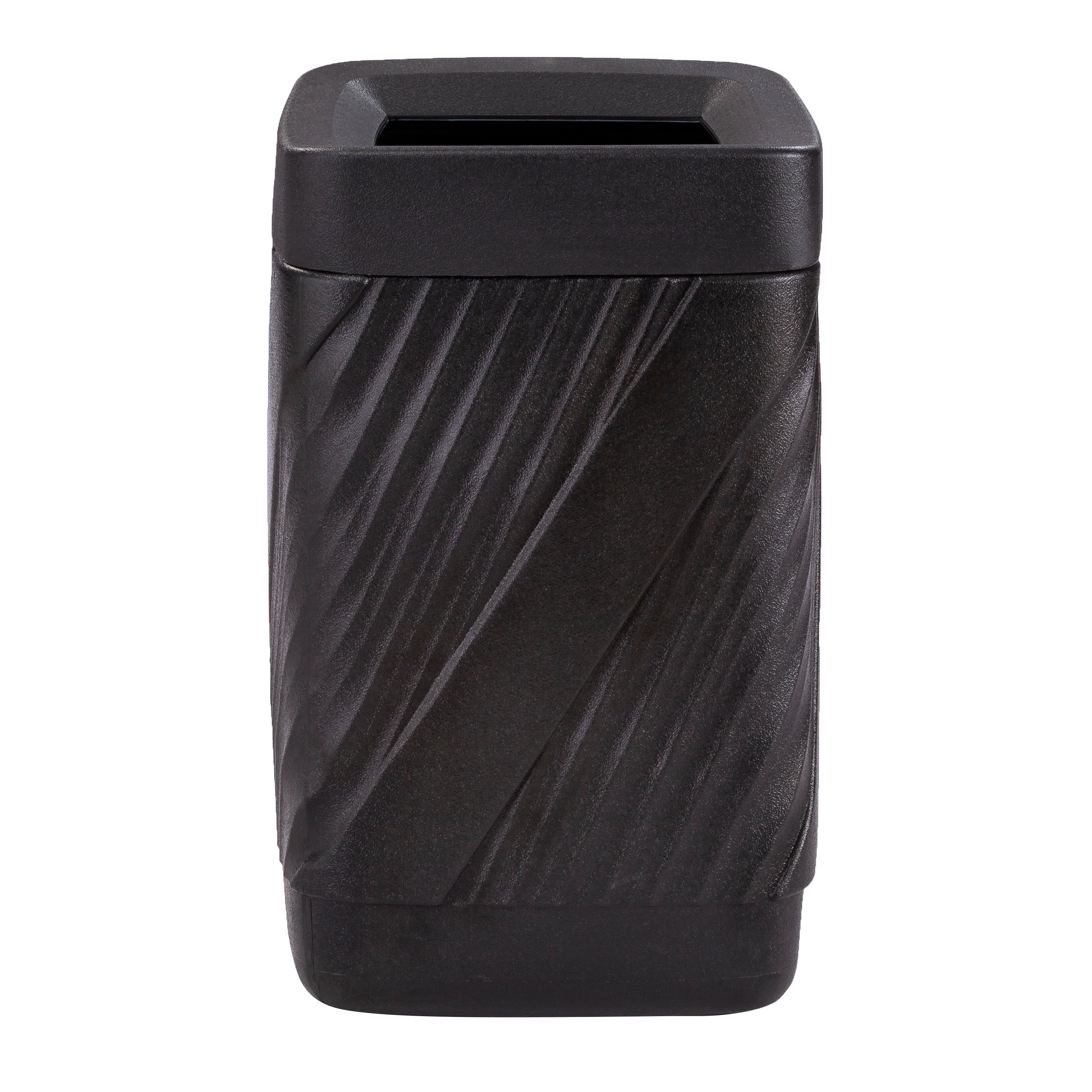 Receptacle Twist Can 38Gal Blk
