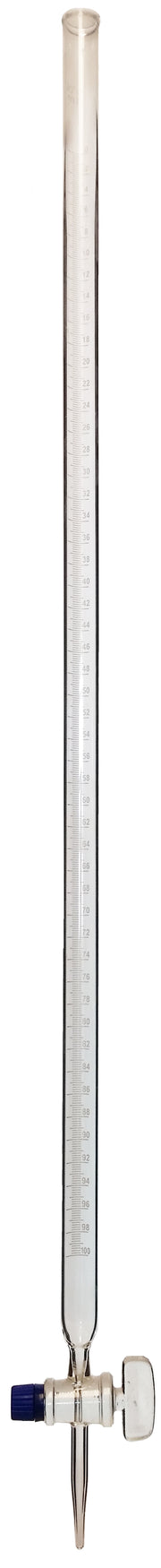 Burette Glass with Ground Glass Stopcock 100ml. Each.