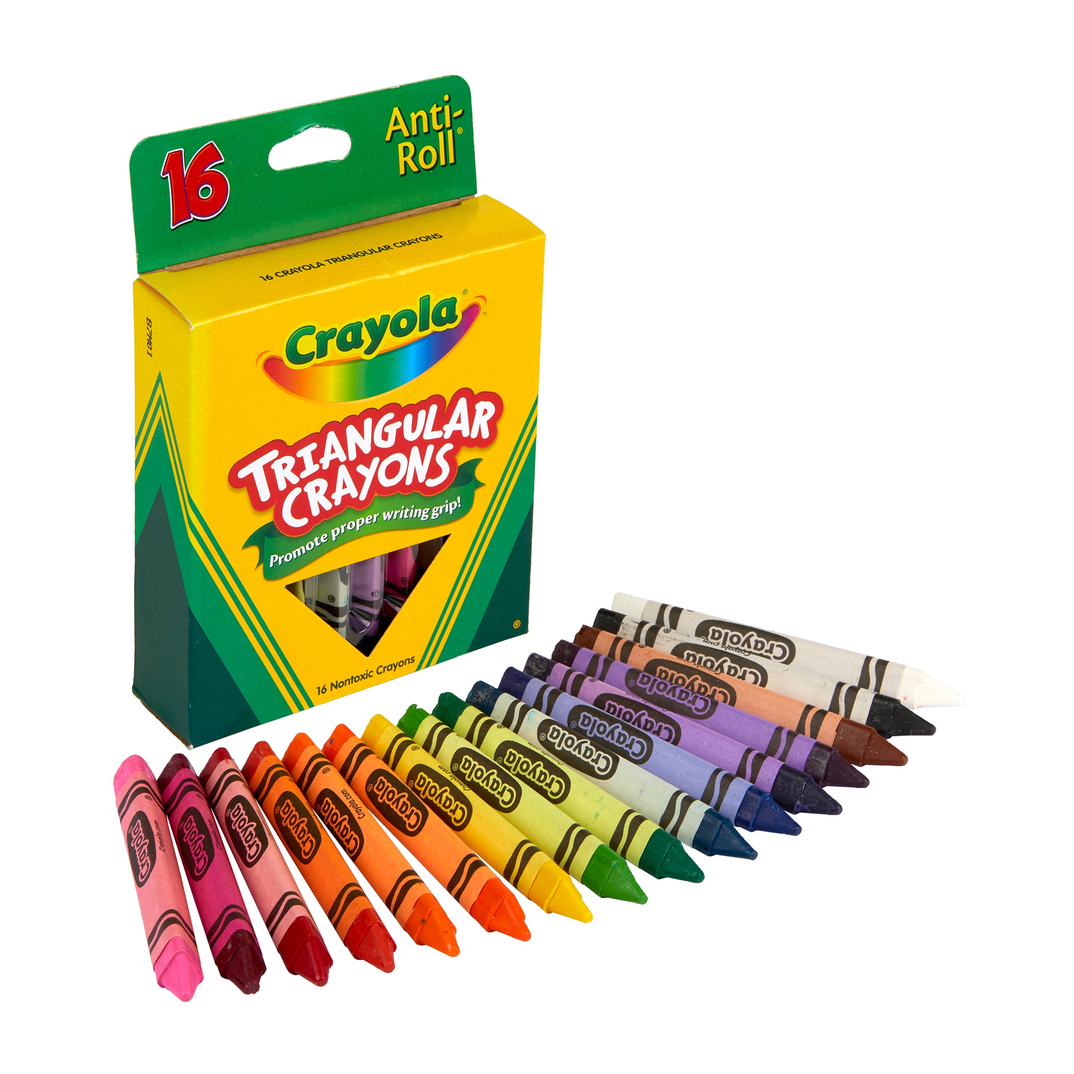 Triangular Crayons, 16 Count