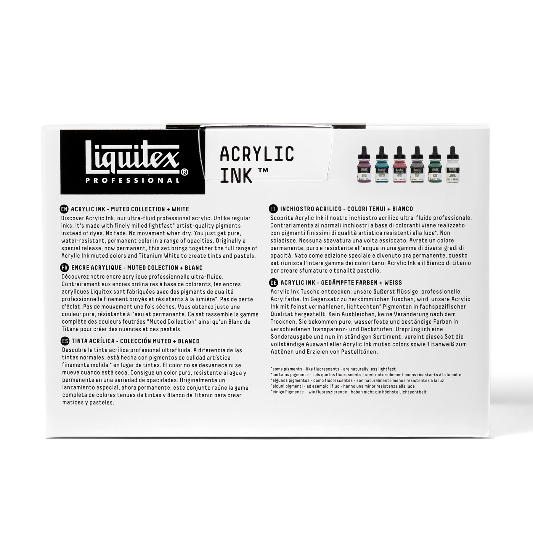 LQ Ink  Muted Collection + White