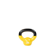 Vinyl Coated Kettlebell, 5Lb Yellow