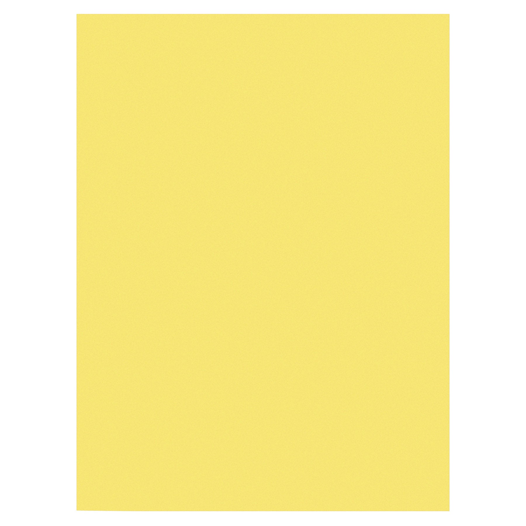 Construction Paper, Medium Weight, Yellow, 9" x 12", 50 Sheets