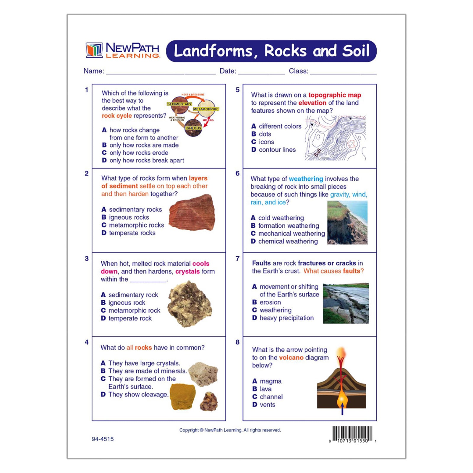 Landforms, Rocks & Soils Learning Center