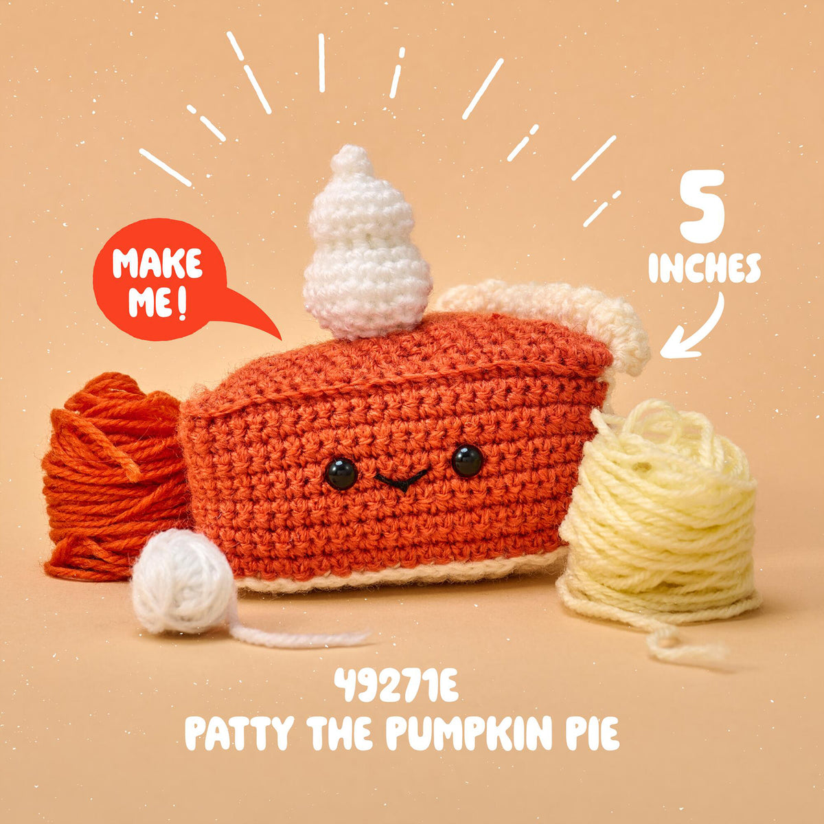 AMIGURUMI PATTY THE PUMPKIN PIE KIT